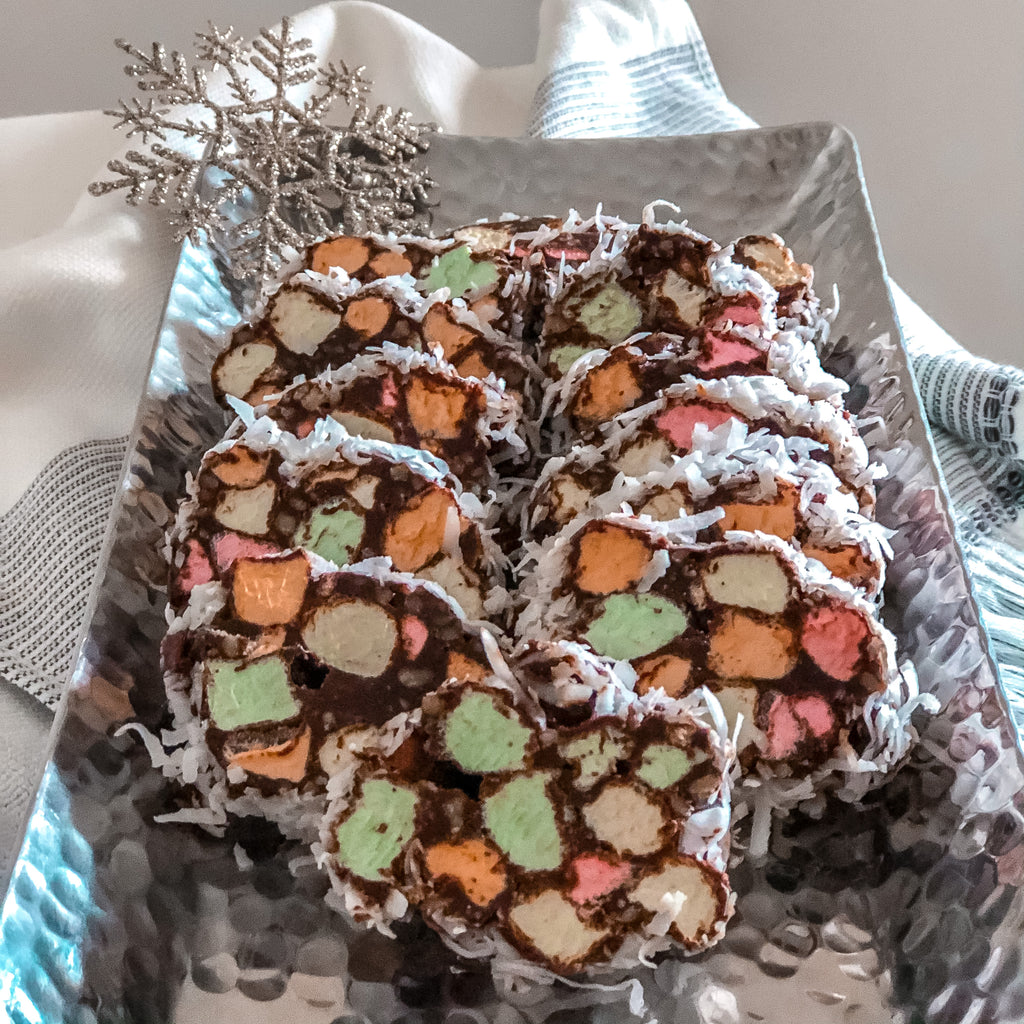 Snow Covered Stained Glass Window Cookie